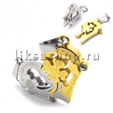 Кулон для влюбленных KL012.1 Сердце с клевером Кулон для влюбленных KL012.1 Сердце с клевером