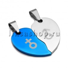 Кулон для влюбленных KL020.3 Сердце