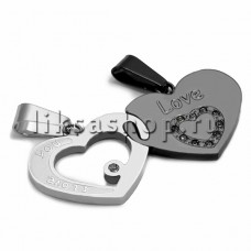 Кулон для влюбленных KL026.2 Сердца Кулон для влюбленных KL026.2 Сердца