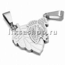 Кулон для влюбленных KL028.3 Листики Кулон для влюбленных KL028.3 Листики