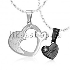Кулон для влюбленных KL033.2 Сердца Кулон для влюбленных KL033.2 Сердца
