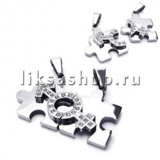 Кулон для влюбленных KL034.2.B Пазлы