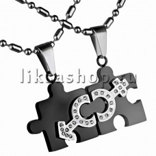 Кулон для влюбленных KL034.3 Пазлы MINI