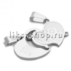 Кулон для влюбленных KL051.1 Сердца