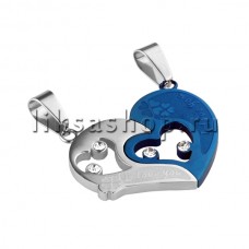 Кулон для влюбленных KL055.4 Сердце Кулон для влюбленных KL055.4 Сердце