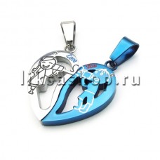 Кулон для влюбленных KL063.4 Романтичное сердечко