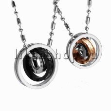 Кулон для влюбленных KL067 Парные подвески из колец