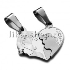 Кулон для влюбленных KL073 Влюбленная пара Кулон для влюбленных KL073 Влюбленная пара