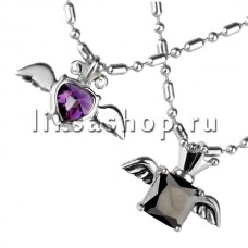 Кулон для влюбленных KL105 Король и королева