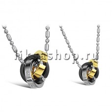 Кулон для влюбленных KL108 Парные кольца Кулон для влюбленных KL108 Парные кольца